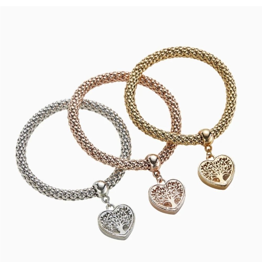 Tree of Life Heart Charm Bracelets - Picture 4 of 6